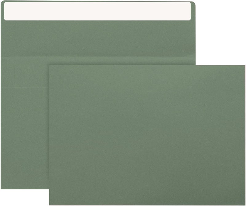 xflyxin 50 Packs A7 Envelopes,5x7 Envelopes,5x7 Envelopes for Invitations,Printable invitation envelope,Photos, postcards, greeting cards, mailings, Wedding Self-sealing Envelopes (Sage Green) - Image 1